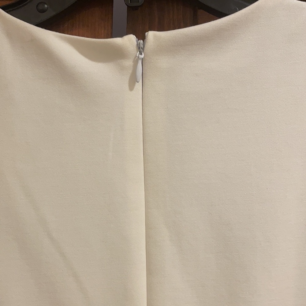 Laundry White Ruched Ruffle Dress - Picture 7 of 10